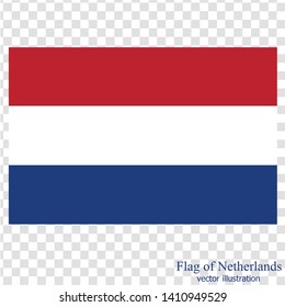 Bright background with flag of Netherlands. Happy Netherlands day background. Bright illustration with transparent background .