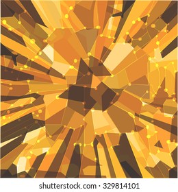 Bright background geometric shapes,  illustration