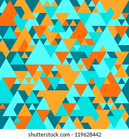 Bright Background With Geometrical Triangular Pattern