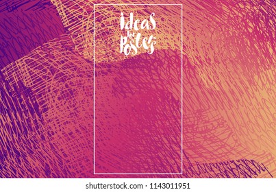 Bright background with a gradient background and chaotic strokes. Creative design for the design of invitations, banners, websites, web advertising, presentations, applications, mobile interface.