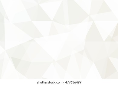 Bright background for greeting cards. Polygon background white gold color. Vector illustration. Square banner. To implement your design ideas, business subjects, successful presentations.