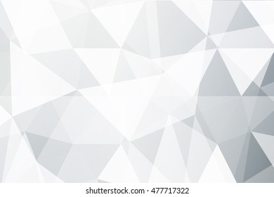 Bright background for greeting cards. Polygon background silver color. Vector illustration. banner. To implement your design ideas, business subjects, successful presentations.
