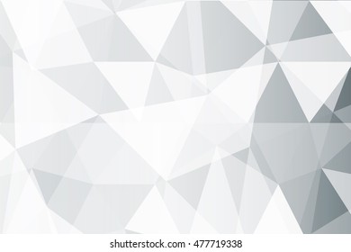 Bright background for greeting cards. Polygon background white gold color. Vector illustration. Square banner. To implement your design ideas, business subjects, successful presentations.