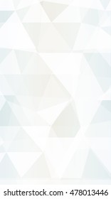 Bright background for greeting cards. Polygon background white gold color. Vector illustration. vertical banner. To implement your design ideas, business subjects, successful presentations.