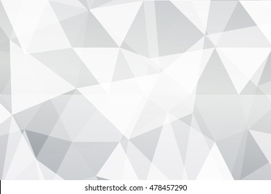 Bright background for greeting cards. Polygon background silver color. Vector illustration. banner. To implement your design ideas, business subjects, successful presentations.