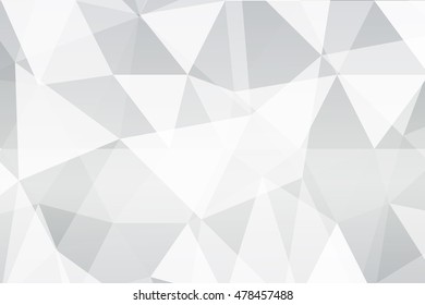 Bright background for greeting cards. Polygon background silver color. Vector illustration. banner. To implement your design ideas, business subjects, successful presentations.