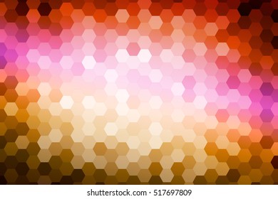 Bright background for greeting cards. Polygon color hexagon. Vector illustration. To implement your design ideas, business subjects, successful presentations.