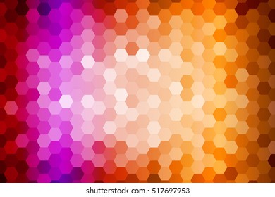 Bright background for greeting cards. Polygon color hexagon. Vector illustration. To implement your design ideas, business subjects, successful presentations.
