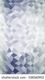Bright background for greeting cards. Polygon background white silver color. Vector illustration. To implement your design ideas, business subjects, successful presentations.