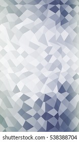 Bright background for greeting cards. Polygon background white silver color. Vector illustration. To implement your design ideas, business subjects, successful presentations.