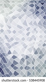 Bright background for greeting cards. Polygon background white silver color. Vector illustration. To implement your design ideas, business subjects, successful presentations.