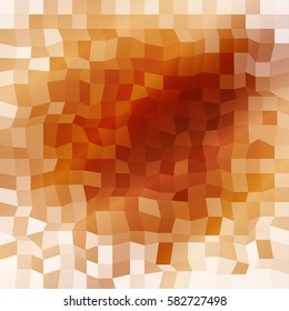 Bright background for greeting cards. Polygon background brown color. Vector illustration. Square banner. To implement your design ideas, business subjects, successful presentations.