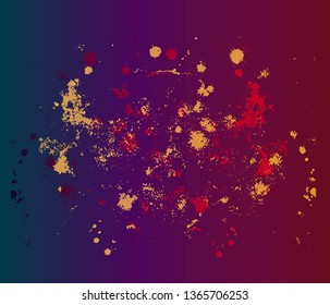 Bright background with grunge texture like a Rorschach spot 