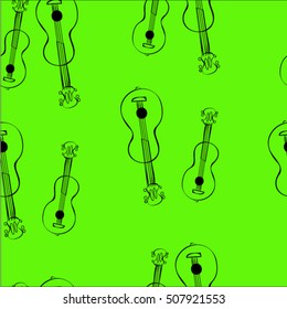Bright background with guitars