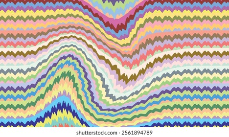 Bright background illustration of different colors and fashionable shades of an abstract entertaining pattern