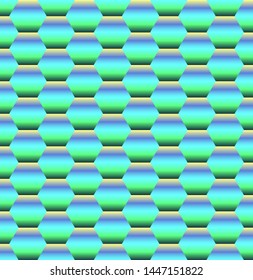 Bright background imitating holographic coating