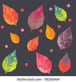 bright background. background from the leaves. autumn background. set of leaves