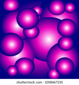 bright background made of a gradient of circles