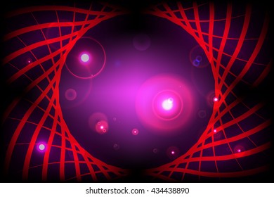 bright background with mosaic texture and light rays. Vector illustration.