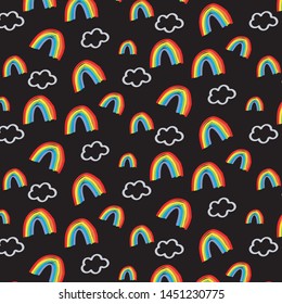 Bright background pattern. colorful rainbow, suitable for decoration of children, books, fabrics, etc
