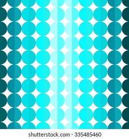 Bright background in shades of blue. The texture of circles. Blue gradient texture. Blue background. The play of light and shadow. Volumetric seamless background, texture. Seamless geometric pattern.