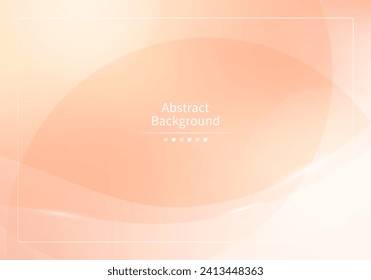 Bright background with soft orange and white gradients, and curvilinear accents