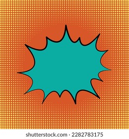 Bright background in the style of pop art