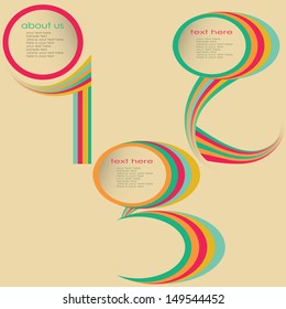 Bright background template for business design