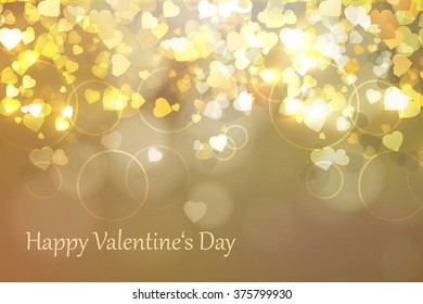 Bright background Valentine's Day, vector.