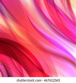 bright background with  waves with a deep contrast of light and shadow vector  