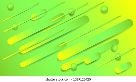 Bright background.Colorful green-yellow background with a linear composition.