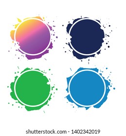 bright backgrounds for buttons on the website, logo background