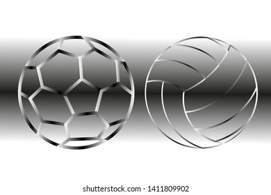 bright ball for playing sports
