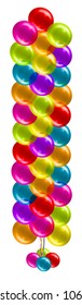 Bright Balloon Column