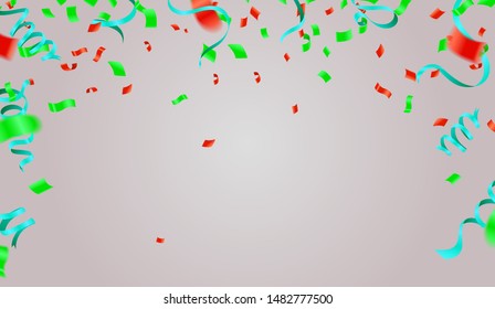 Bright balloons Time for party generated image for cards, gifts, invitations sales, web design