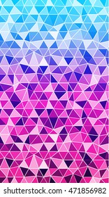 Bright banner for disco. Vertical. Polygonal design. Vector illustration. For ideas of your websites, business presentations