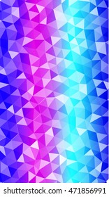 Bright banner for disco. Vertical. Polygonal design. Vector illustration. For ideas of your websites, business presentations