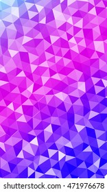 Bright banner for disco. Vertical. Polygonal design. Vector illustration. For ideas of your websites, business presentations