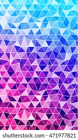 Bright banner for disco. Vertical. Polygonal design. Vector illustration. For ideas of your websites, business presentations
