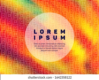 Bright banner fluid holographic gradient vector design. Abstract graphic design elements. Translucent fluid neon holographic background for banner.
