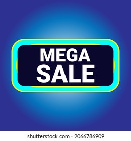 Bright banners sale signage with special discounts background Super Sale End of Season Special Offer Banner vector illustration mega sale Vector illustration