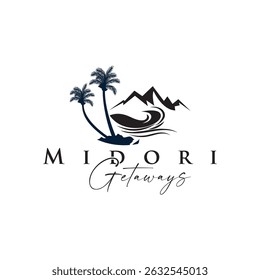 Bright Beach Valley logo featuring sun, waves, and valley elements with vibrant colors, ideal for travel agencies, resorts, and adventure brands highlighting coastal beauty and relaxing escapes.
