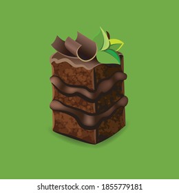 bright beautiful colorful juicy illustration with sweets