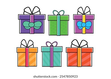 Cajas de regalo brillantes y hermosas para cualquier celebración, Conjuntos llamativos de la caja de regalo para los Días festivos y los cumpleaños, soluciones coloridas alegres de la envoltura del regalo para cada acontecimiento