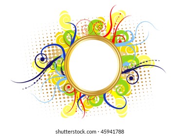 Bright beautiful icon. Vector.