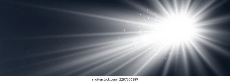 	
Bright beautiful star.Illustration of a light effect on a transparent background.	