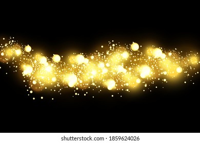 Bright beautiful star.Vector illustration of a light effect on a transparent background.	
