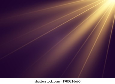 Bright beautiful star.Vector illustration of a light effect on a transparent background.	
