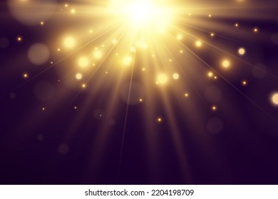 	
Hermosa estrella brillante.Ilustración vectorial de un efecto de luz sobre un fondo transparente.