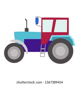 bright beautiful tractor